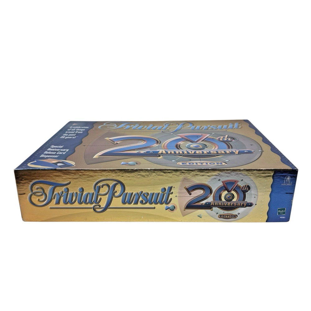 Vintage Trivial Pursuit 20th Anniversary Edition Trivia Game 2002 Original Box - Picture 5 of 12